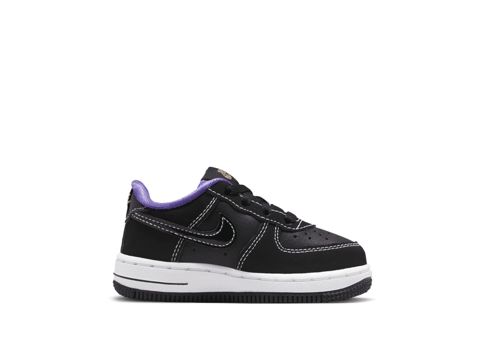 Nike Force 1 LV8 'Cracked - Black White' (TD)