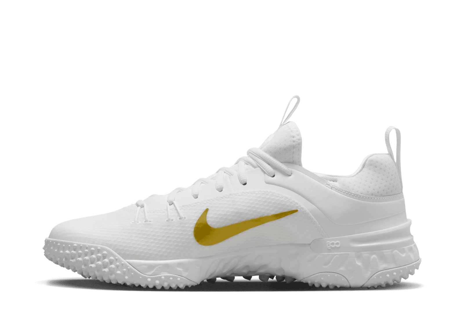 Nike Huarache 9 Elite TF LAX 'White Metallic Vivid Gold'