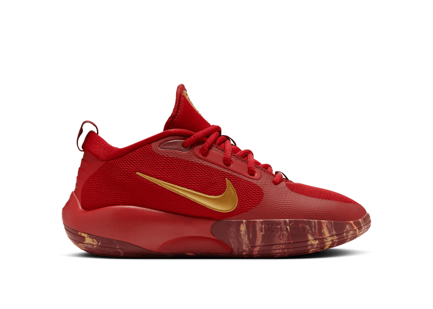 Nike IsoFly 'Gym Red Metallic Gold' (GS)