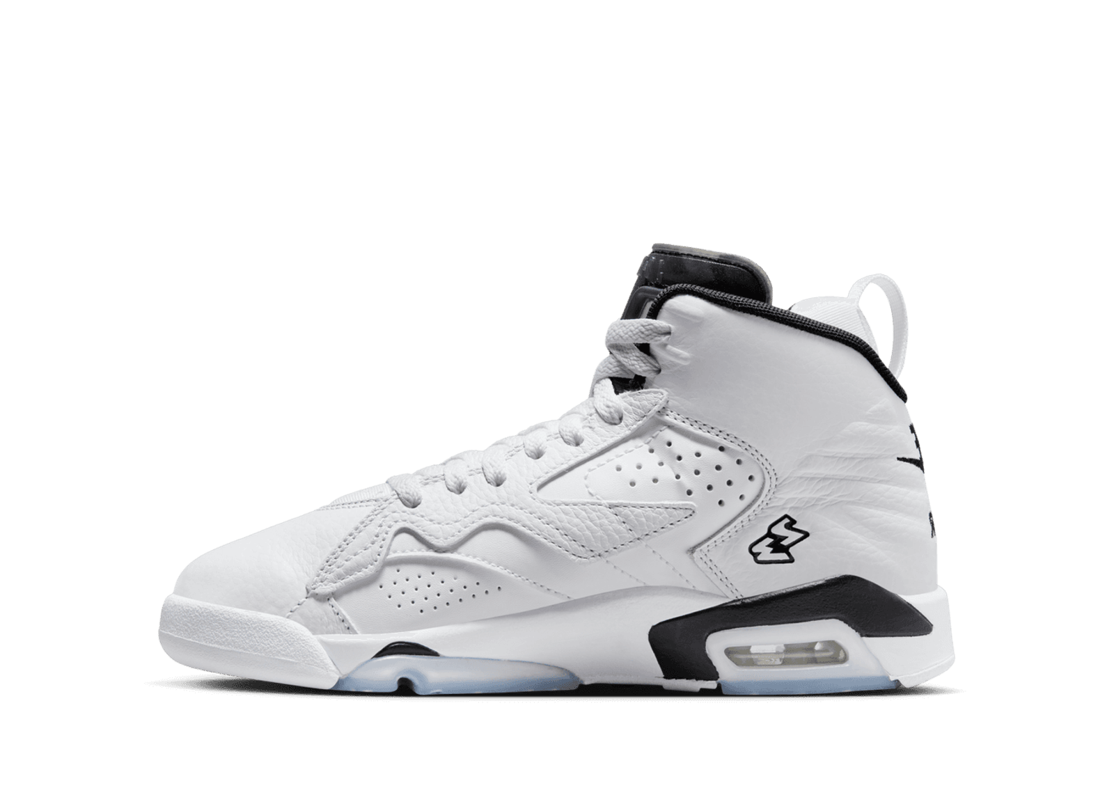 Air Jordan Mvp Mvp Silver Sneakers Nike Jordan MVP GS 'White Black