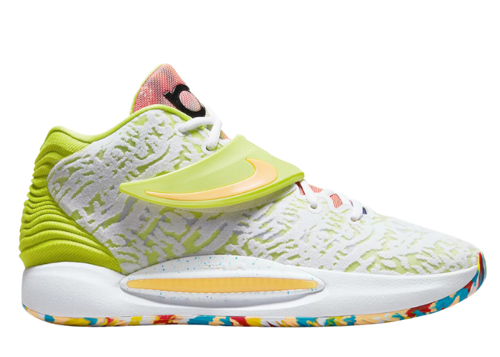 Nike KD 14 White Lime Green