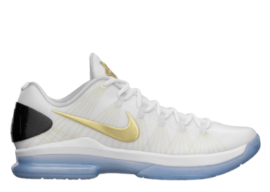 Nike KD 5 Elite+ White Gold