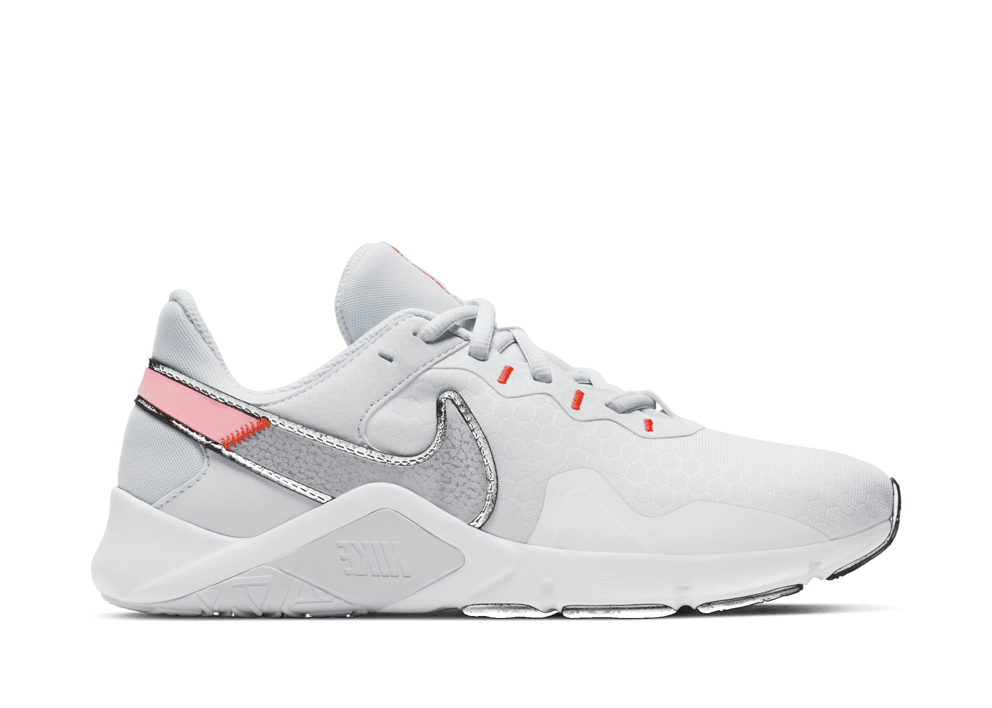 Nike Legend Essential 2 'White Football Grey Crimson' (W)