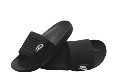 Nike Offcourt Adjust Slide 'Black White'