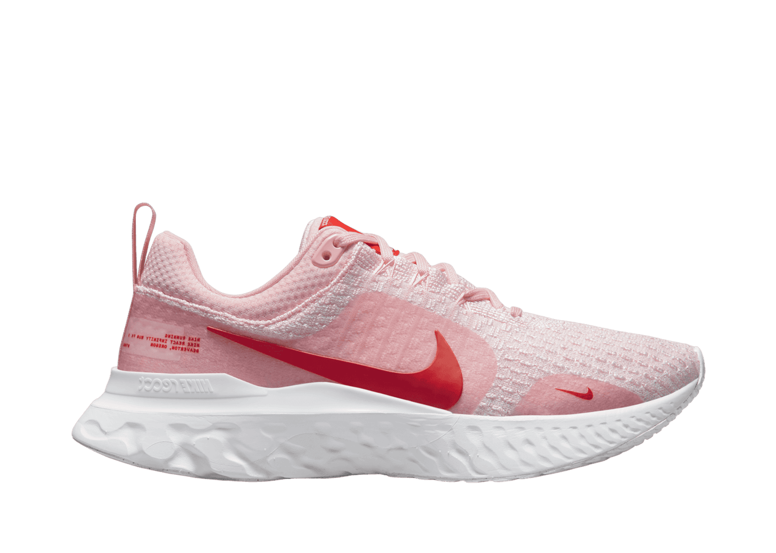 Nike React Infinity Run Flyknit 3 Premium 'Medium Soft Pink Light Crimson' (W)