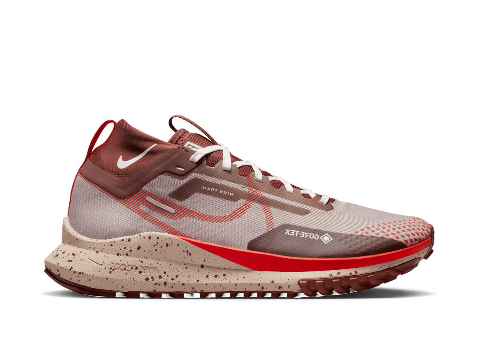 Nike React Pegasus Trail 4 GORE-TEX 'Diffused Taupe Picante Red'