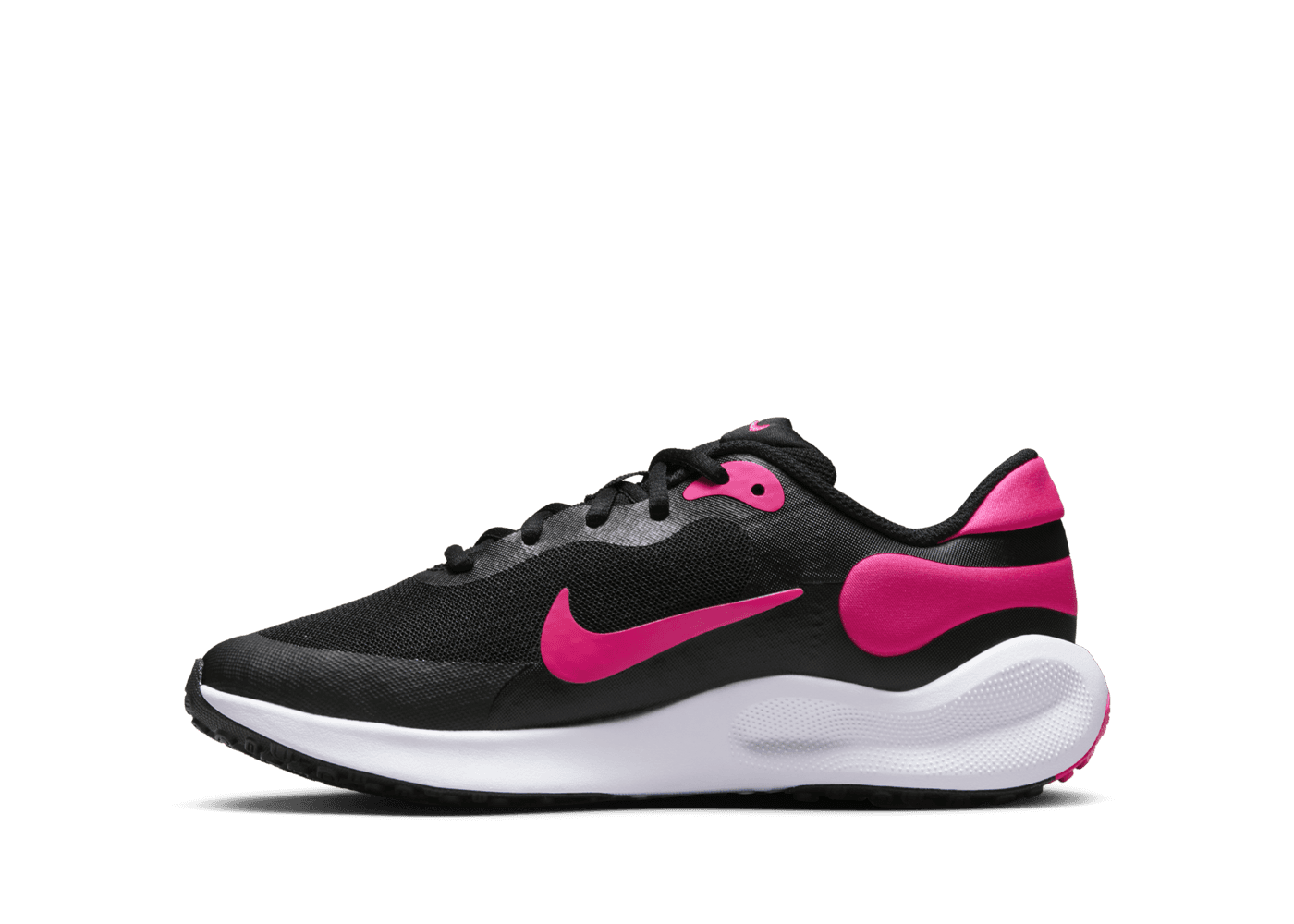 Nike Revolution 7 GS 'Black Hyper Pink'