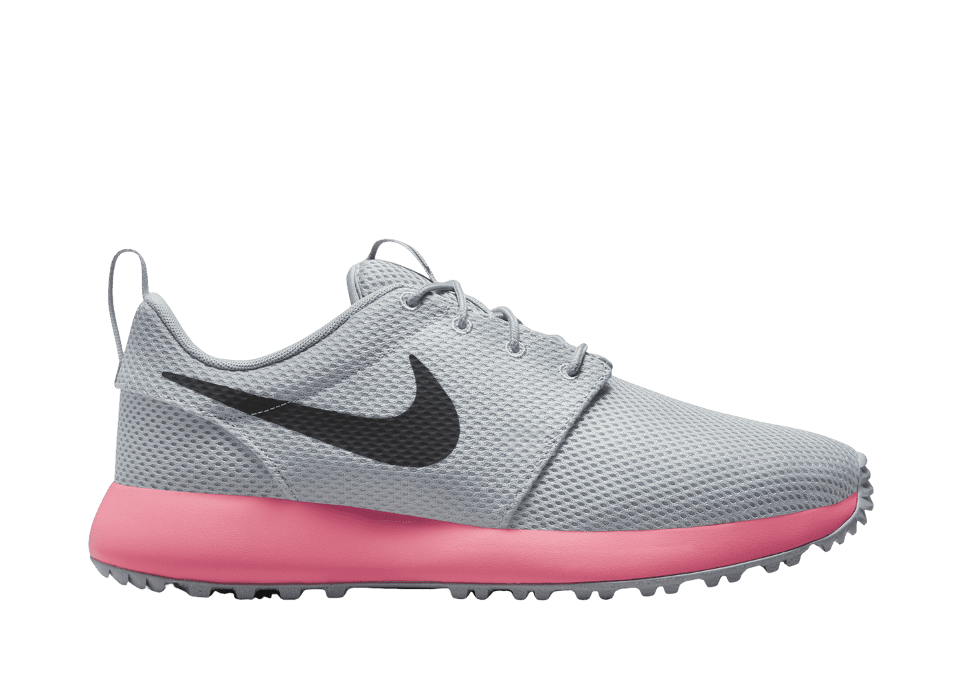 pink and white roshe runs