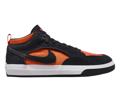 Nike SB React Leo Black Electro Orange