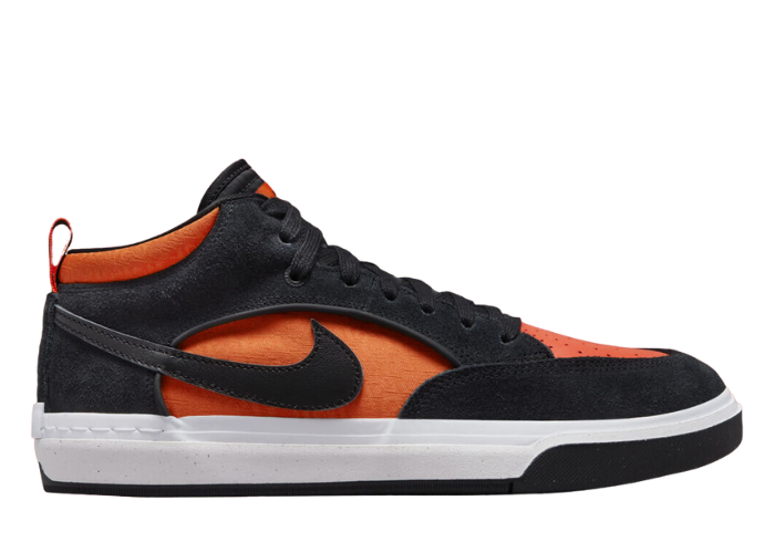 Nike SB React Leo Black Electro Orange