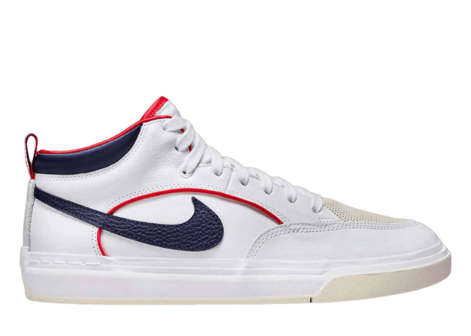 Nike SB React Leo White Midnight Navy