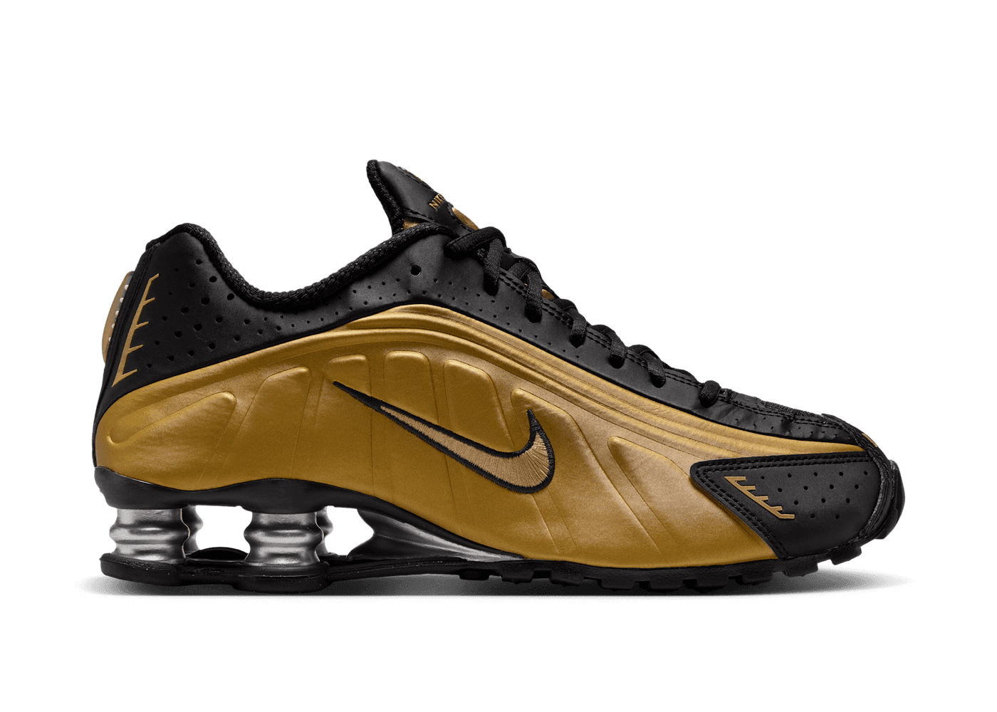 Nike Shox R4 'Black Metallic Gold' (W)