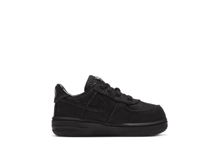 Nike Stussy x Air Force 1 Low 'Black' (TD) - DC8306-001