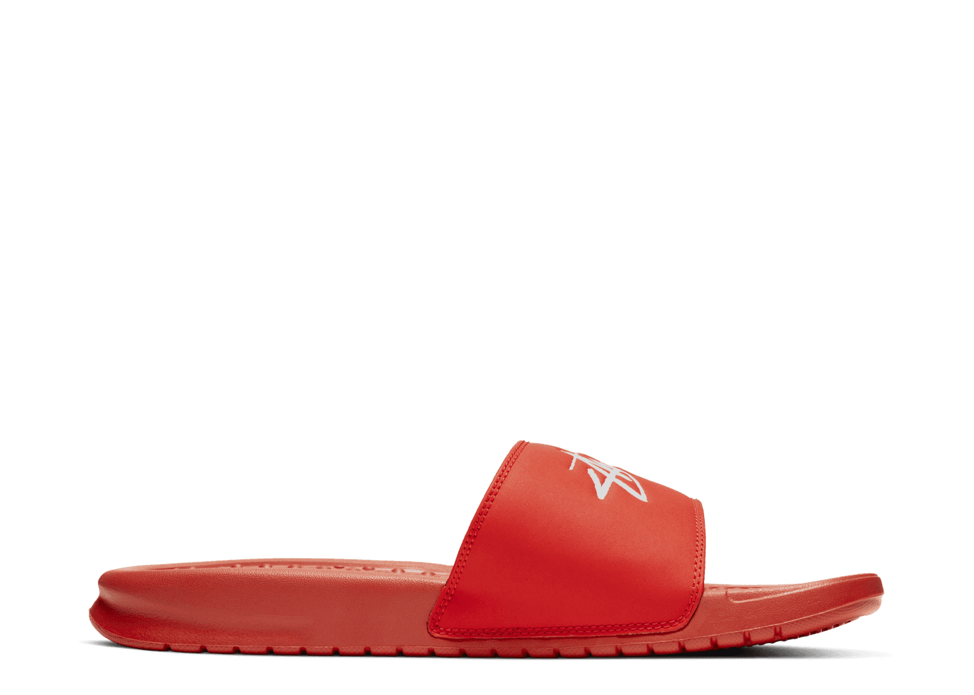 Nike Stussy x Benassi 'Habanero Red'