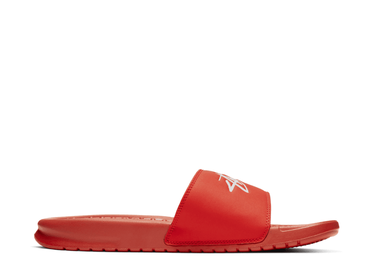 Nike Stussy x Benassi 'Habanero Red'