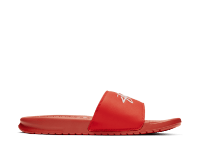 Nike Stussy x Benassi 'Habanero Red'