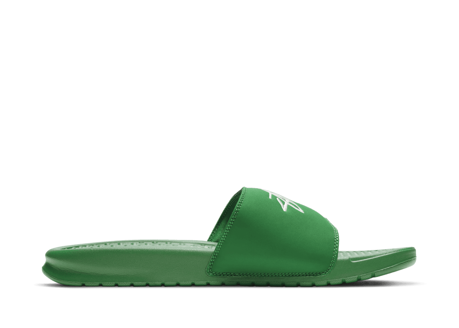 Nike Slides Dc5239 NIKE X STUSSY BENASSI SLIDES SANDALS PINE GREEN