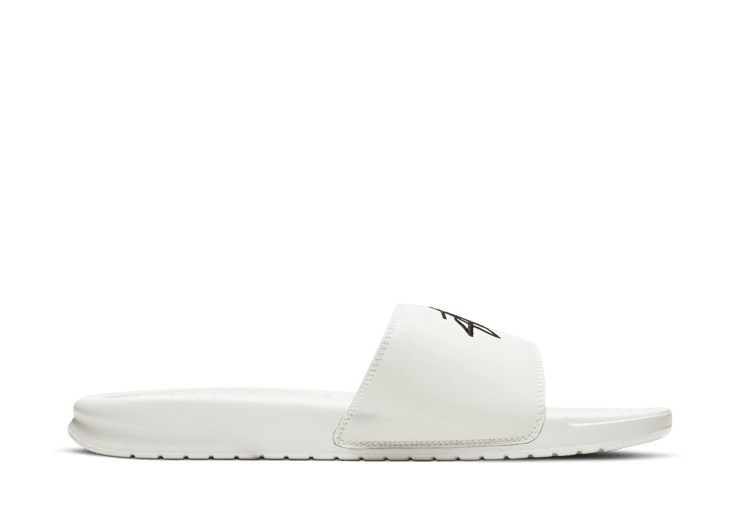 【Nike x Stussy】 Benassi Slide Sail Benassi x Stüssy 'Sail' Release Date. Nike SNKRS