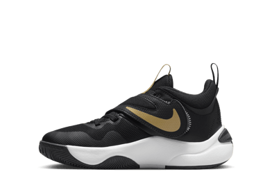 Nike Team Hustle D11 GS 'Black Metallic Gold'