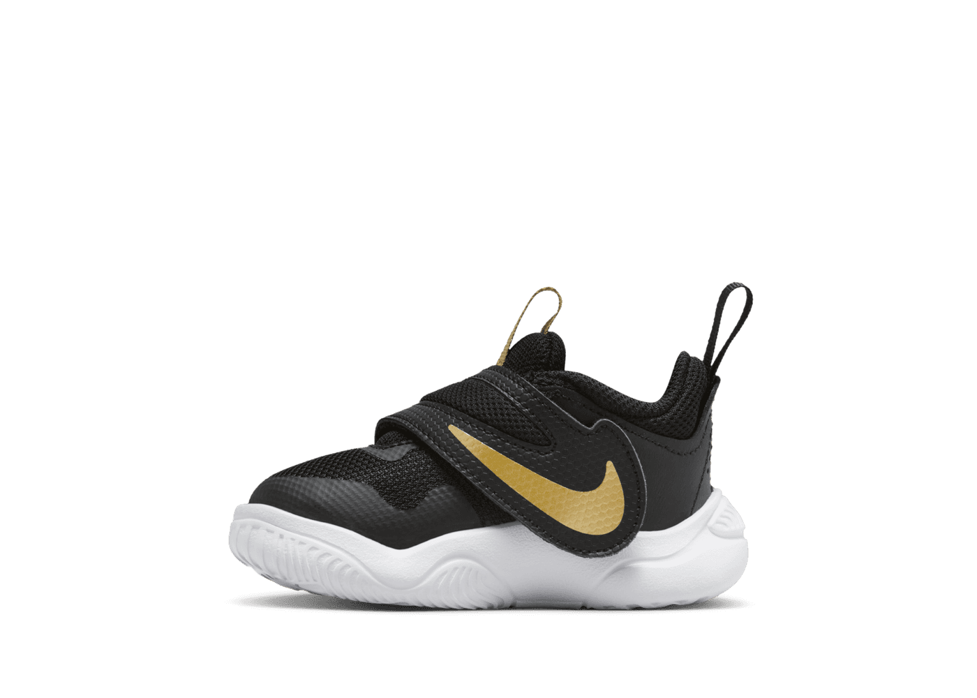 Nike Team Hustle D11 TD 'Black Metallic Gold'