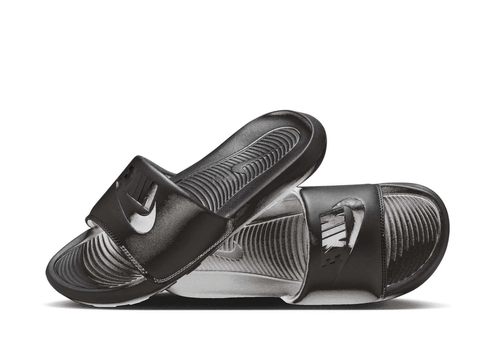 Nike Victori One Slide 'Triple Black' (W)