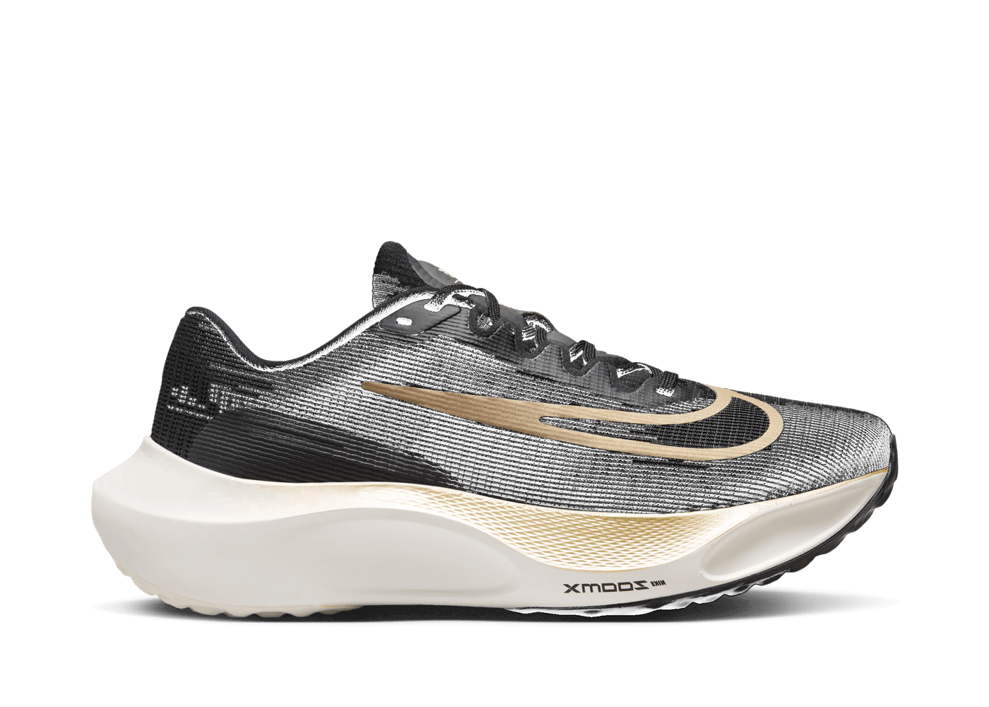 Nike Zoom Fly 5 'Black Metallic Gold Grain'