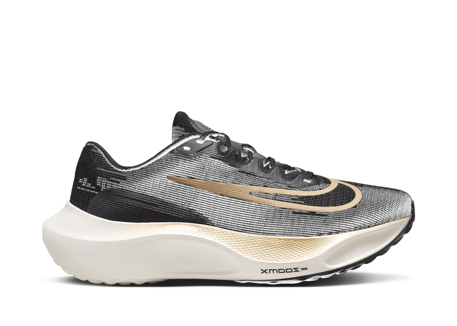 Nike Zoom Fly 5 'Black Metallic Gold Grain'