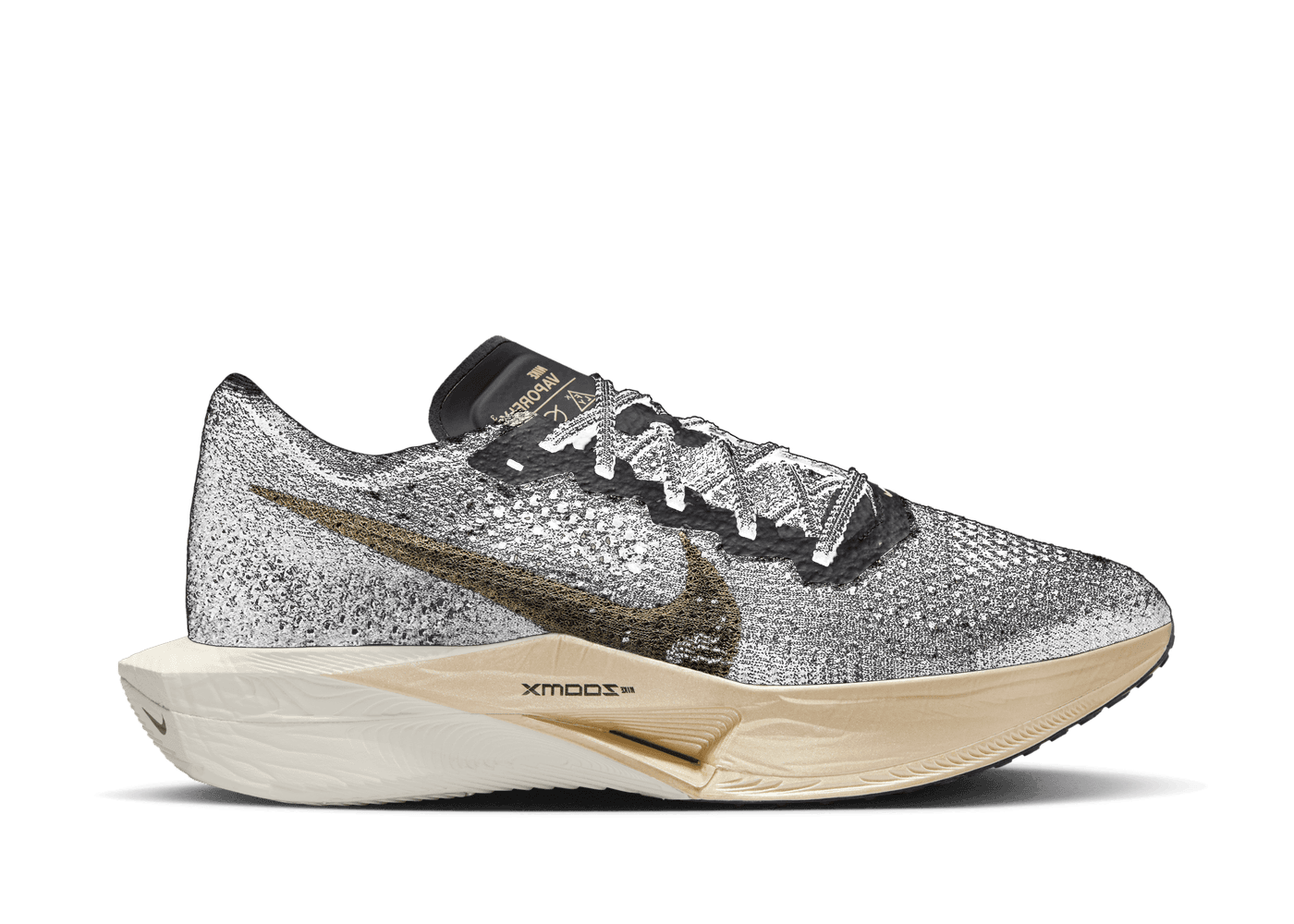 Nike ZoomX VaporFly Next% 3 'Black Metallic Gold Grain'
