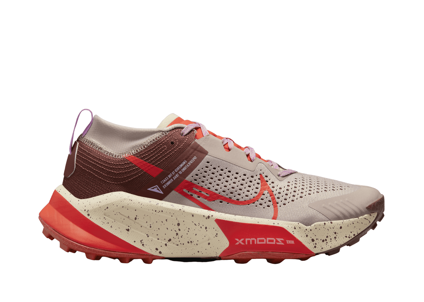 Nike ZoomX Zegama 'Diffused Taupe Picante Red' - DH0623-200