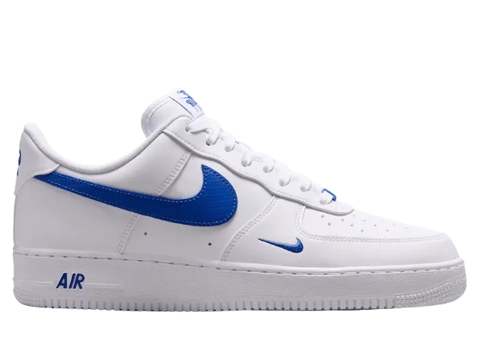 Nike Air Force 1 Low '07 Carbon Fiber Swoosh White Game Royal