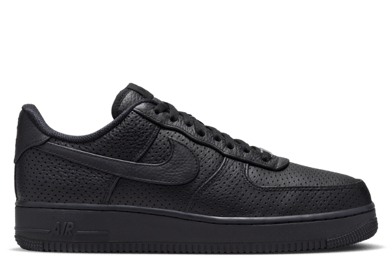 Nike Air Force 1 Low Black Perforations