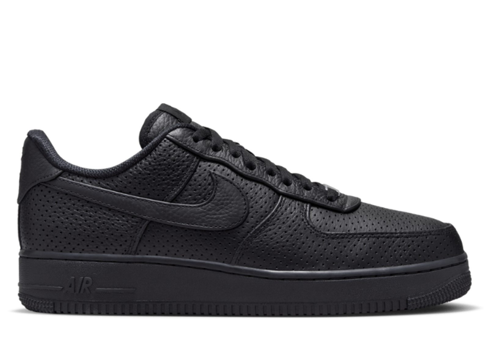 Nike Air Force 1 Low Black Perforations