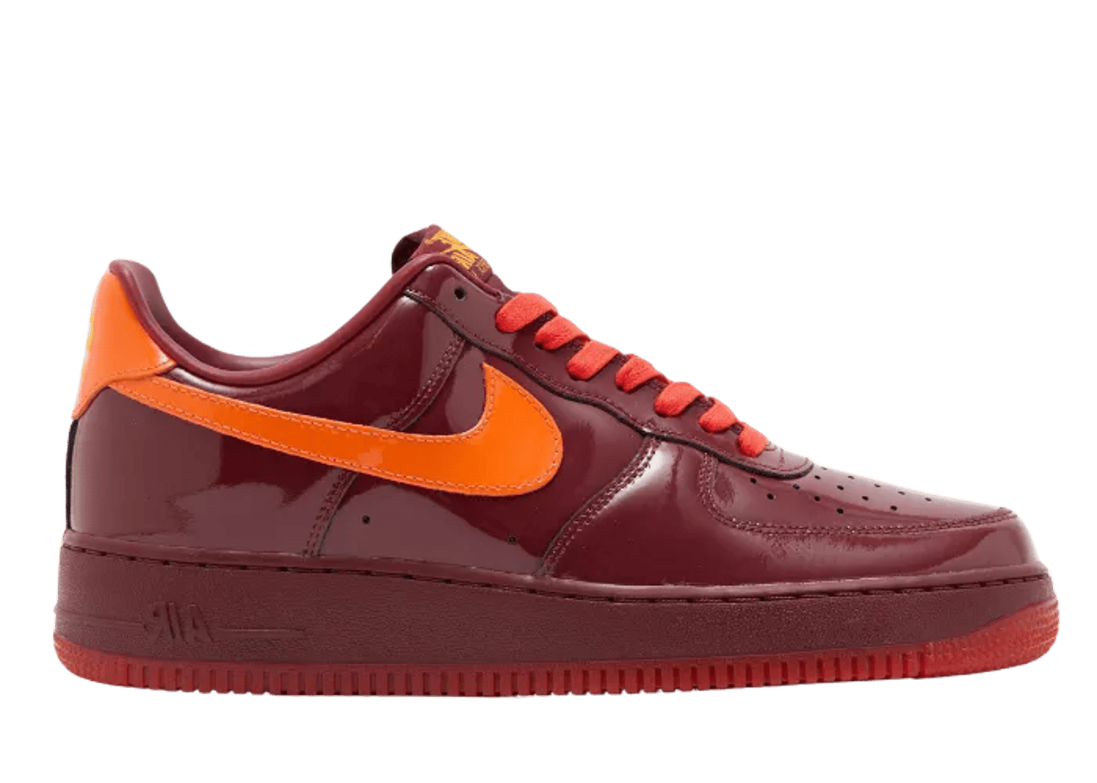 Nike Air Force 1 Low Patent Leather Dark Team Red