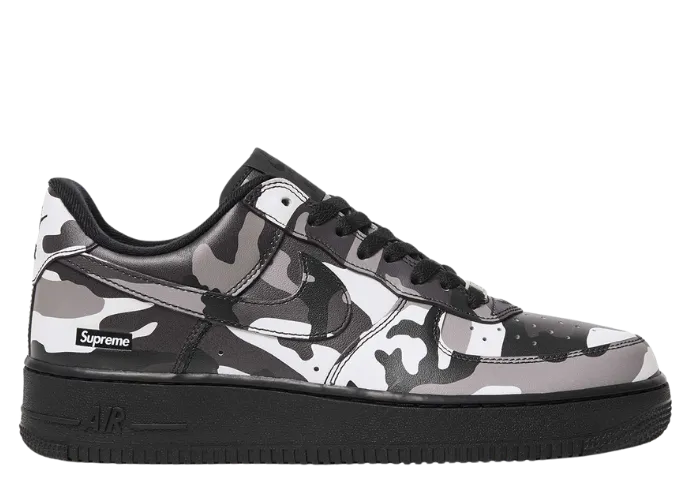 Nike Air Force 1 Low Supreme Black Camo