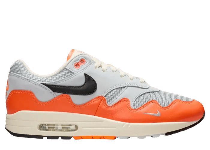 Nike Air Max 1 Waves Patta Pure Platinum Hyper Crimson
