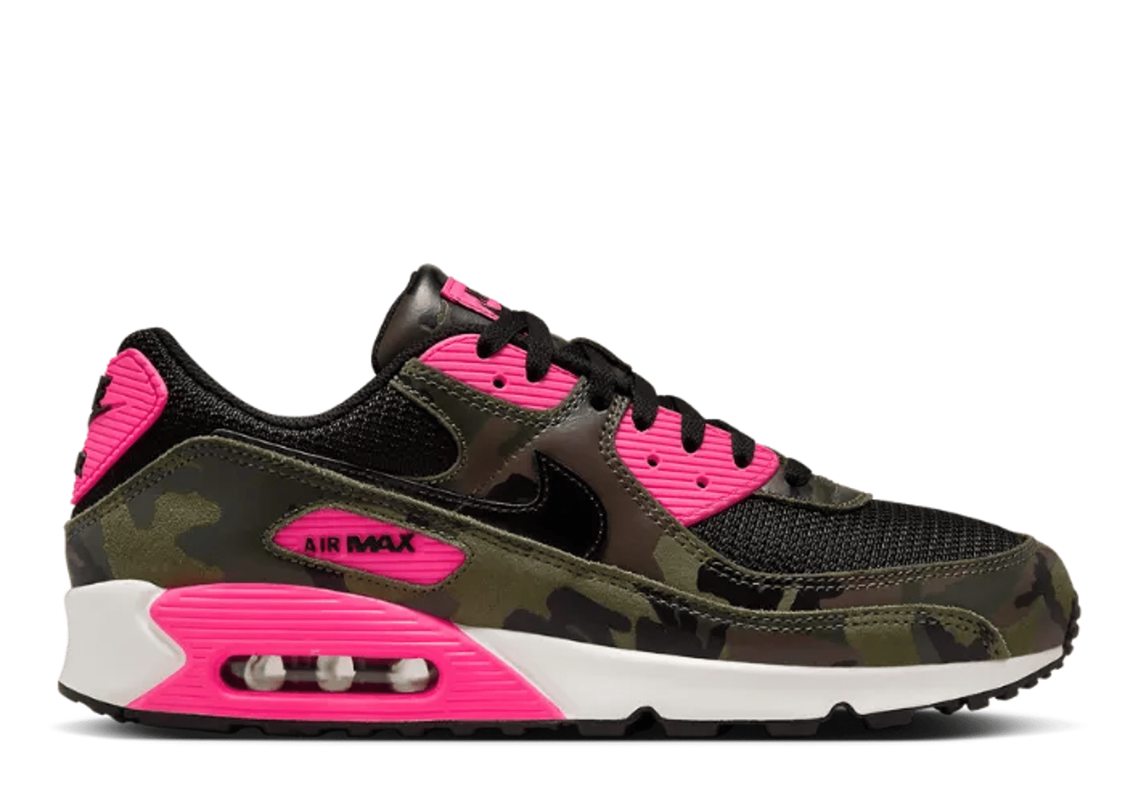 Pink camo air max sales