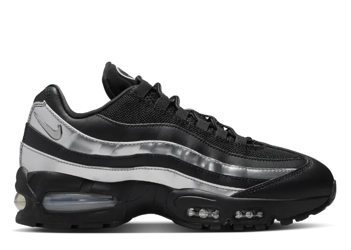 Nike Air Max 95 Big Bubble Black Metallic Silver (W)