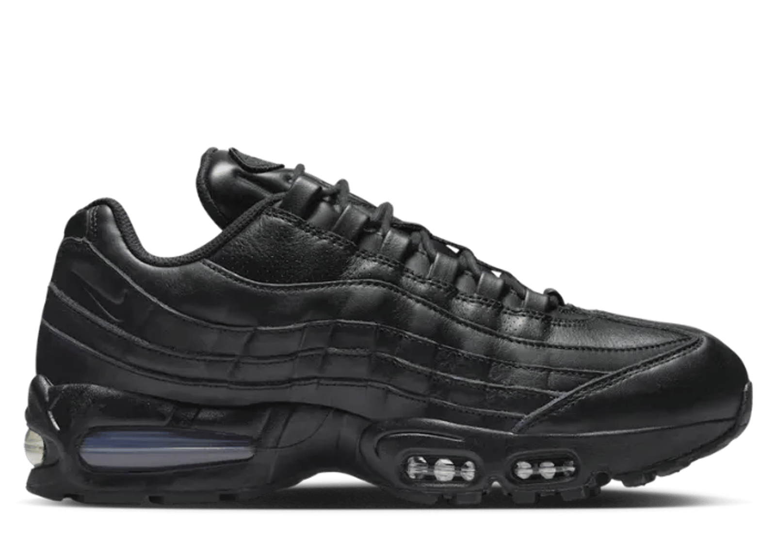 Nike Air Max 95 Big Bubble Leather QS Triple Black