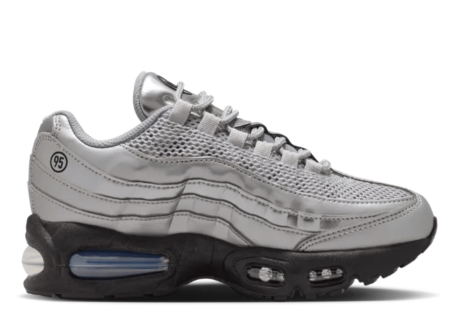 Nike Air Max 95 Big Bubble Total 90 Metallic Silver (GS)