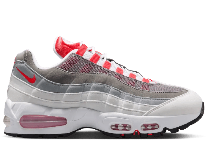 Nike Air Max 95 Big Bubble White Light Crimson (W)