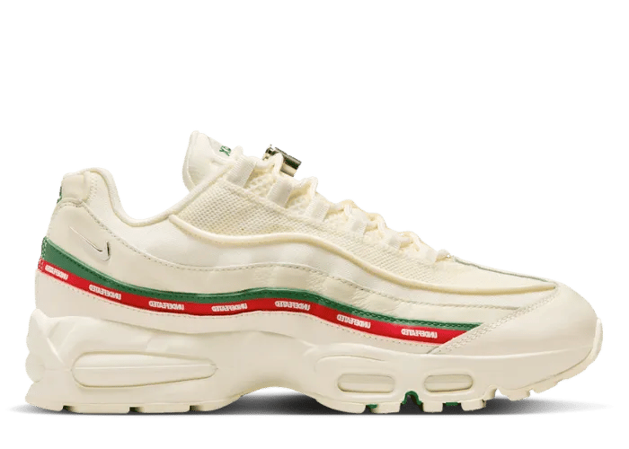 Nike Air Max 95 OG Big Bubble Undefeated Sail Gorge Green