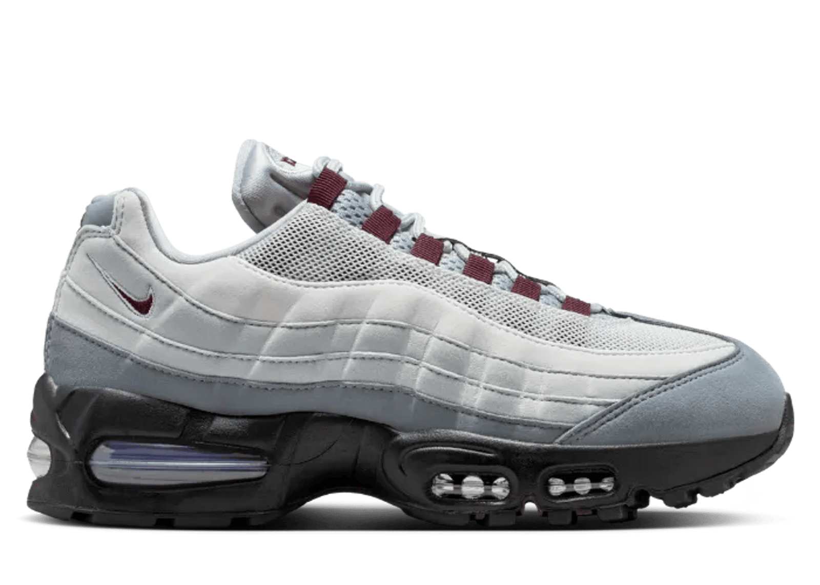 Nike Air Max 95 Smoke Grey Burgundy Crush (W)