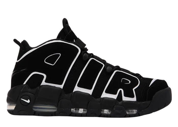 Nike Air More Uptempo Black White (GS)