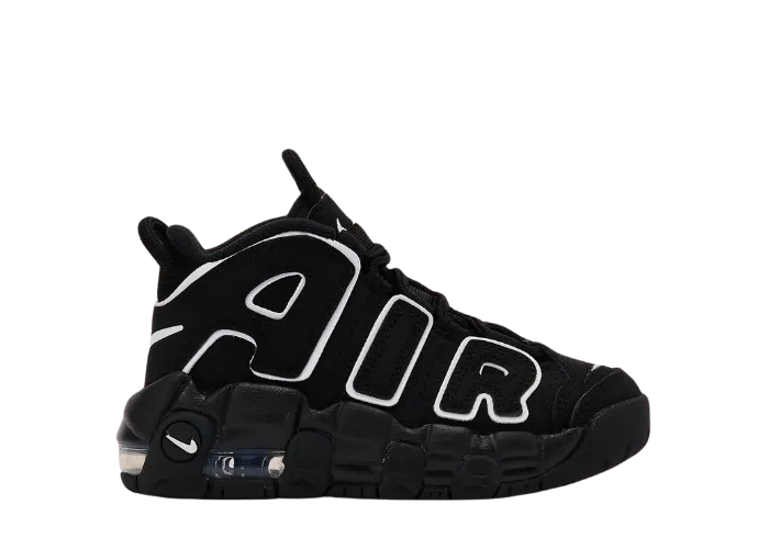 Nike Air More Uptempo Black White (PS)
