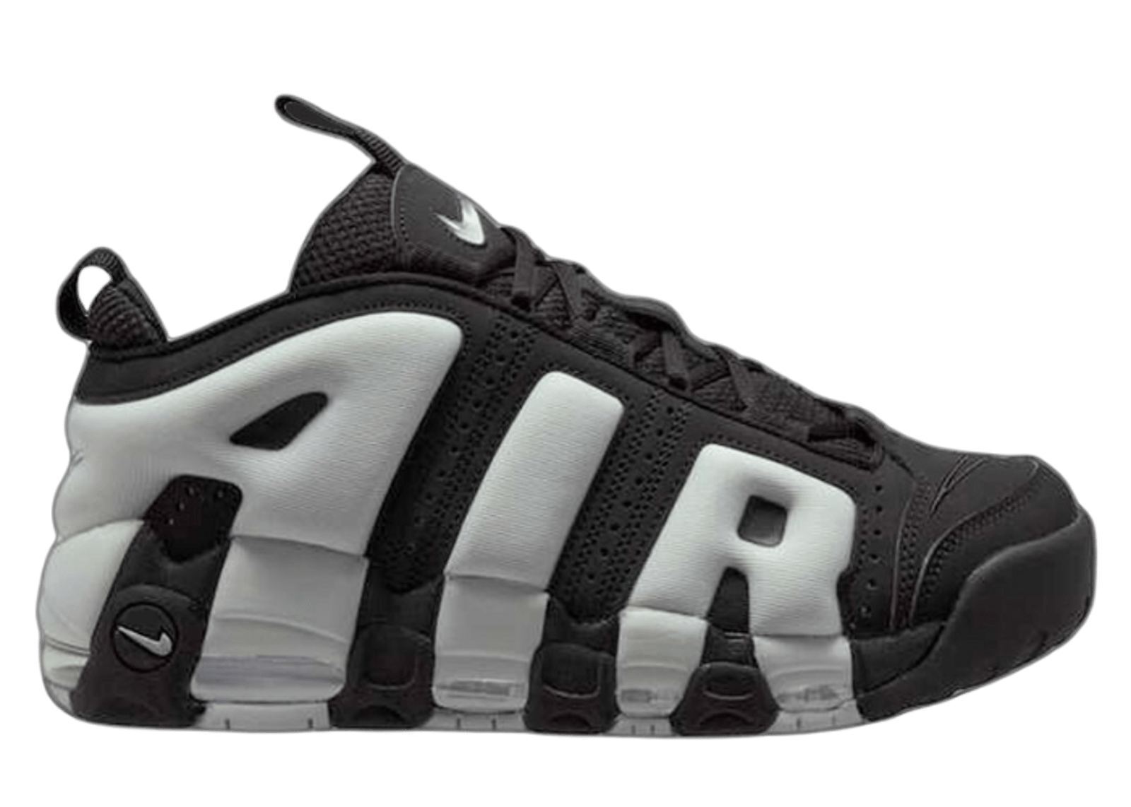 Nike Air More Uptempo Low Black Photon Dust - FZ3055-001 Nike Air More Uptempo Low Black Photon Dust - FZ3055-001