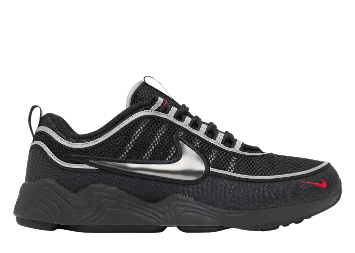 Nike Air Zoom Spiridon Black Metallic Silver