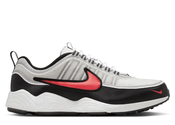 Nike Air Zoom Spiridon Metallic Silver Sport Red