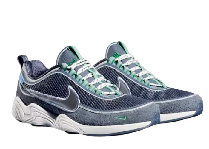 靴 UNDEFEATED Nike Air Zoom Spiridon 27cm UNDEFEATED X NIKE AIR ZOOM SPIRIDON - CARGOKHAKI/ BLACK