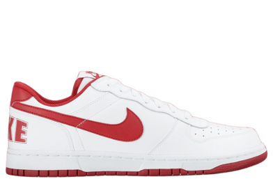 Nike Big Nike Low White Gym Red
