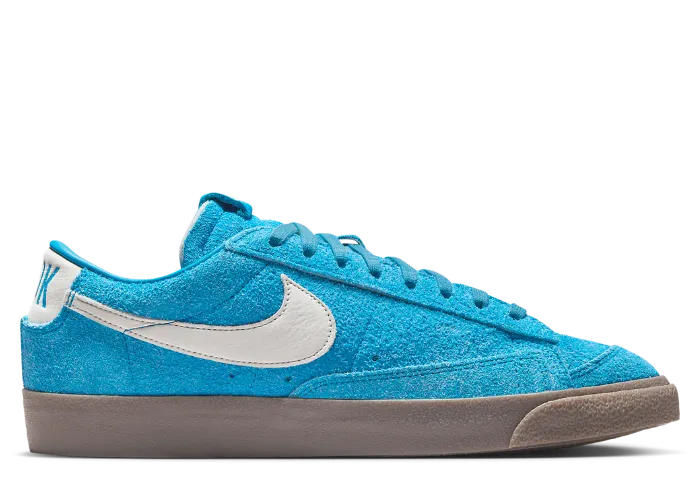 B・BLUE Nike Blazer Low Devin Booker Surf Blue - HV2197-400
